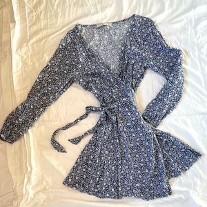 Abercrombie and Fitch floral wrap dress.